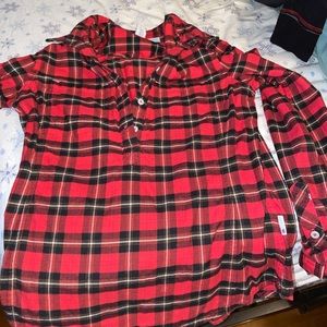 Quarter button down flannel